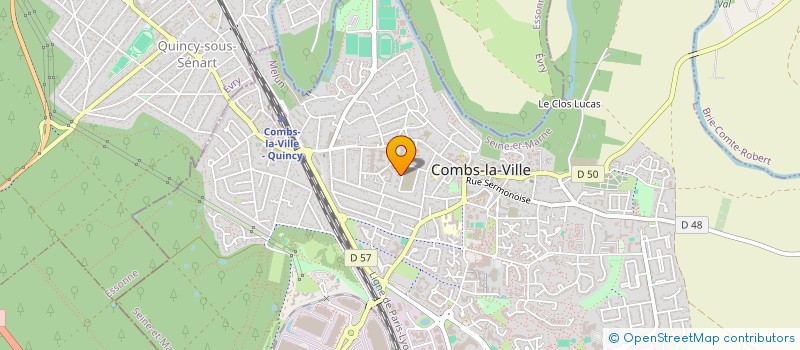 localisation de l'entreprise ASSOCIATION MBANGO - EUROPE  COMBS-LA-VILLE