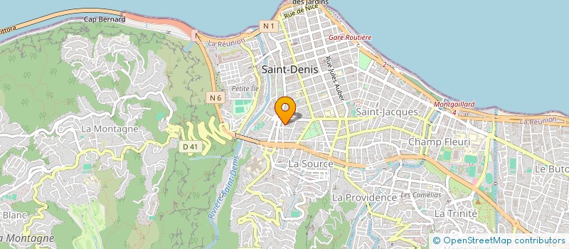 localisation de l'entreprise ASSOCIATION MBINGA  SAINT-DENIS