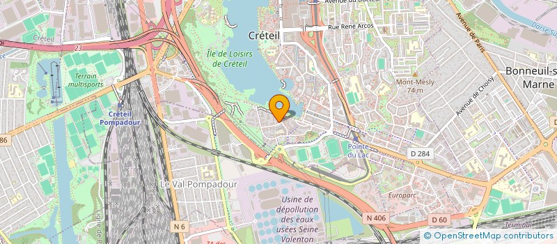 localisation de l'entreprise ASSOCIATION MBM à CRETEIL