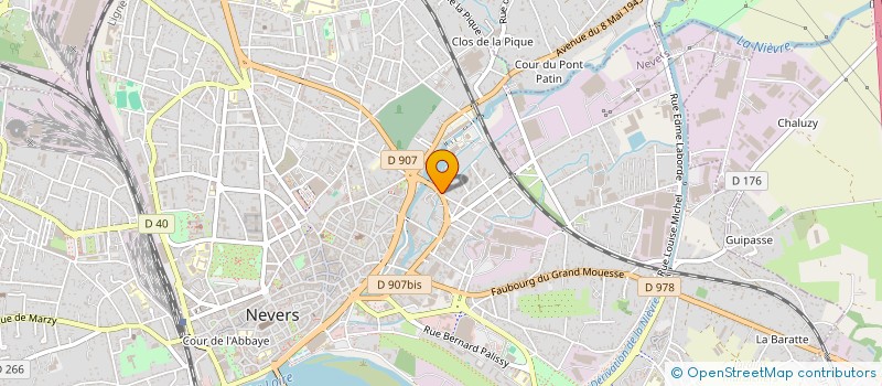localisation de l'entreprise ASSOCIATION MEANDRES à NEVERS