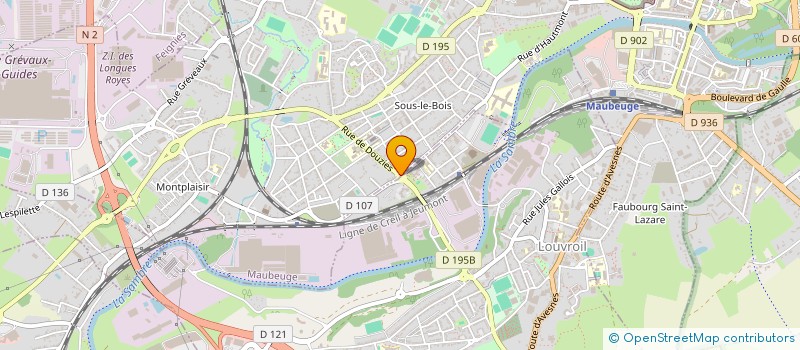 localisation de l'entreprise ASSOCIATION MECA PLUS à MAUBEUGE