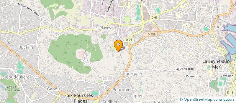localisation de l'entreprise ASSOCIATION MECA SPORT à SIX-FOURS-LES-PLAGES