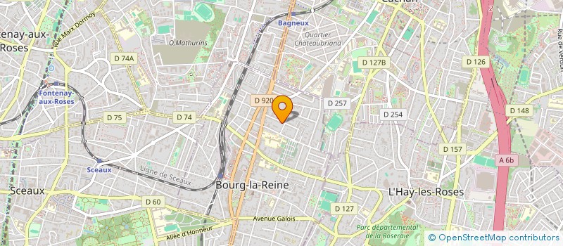 localisation de l'entreprise ASSOCIATION MECAVOILE à BOURG-LA-REINE