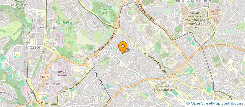 localisation de l'entreprise ASSOCIATION MECENES ET PARRAINS D ABEILLES à MONTPELLIER