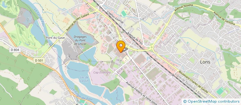 localisation de l'entreprise ASSOCIATION MEDECINE SANTE PYRENEES ATLANTIQUES à LESCAR