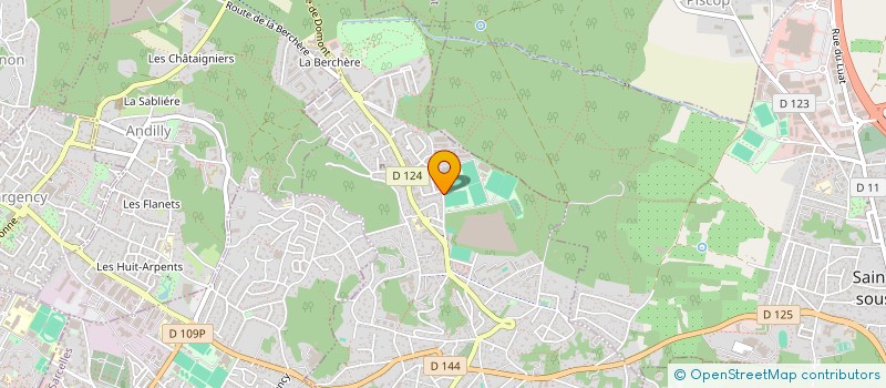 localisation de l'entreprise ASSOCIATION MEDIA STARTS FOOTBALL CLUB  MONTMORENCY