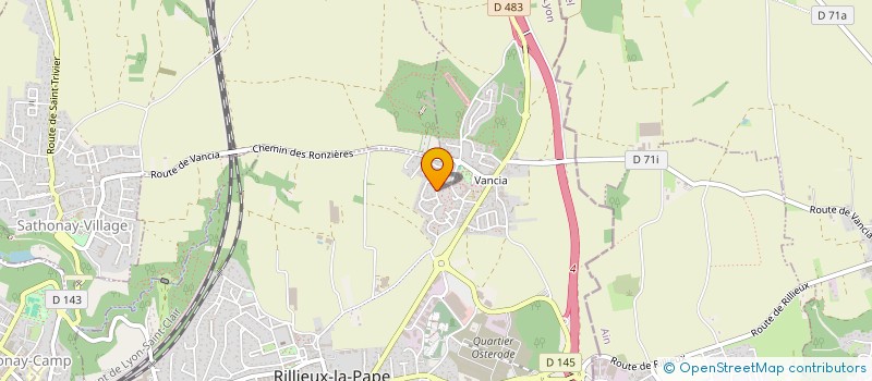 localisation de l'entreprise ASSOCIATION MEDIANE à RILLIEUX-LA-PAPE