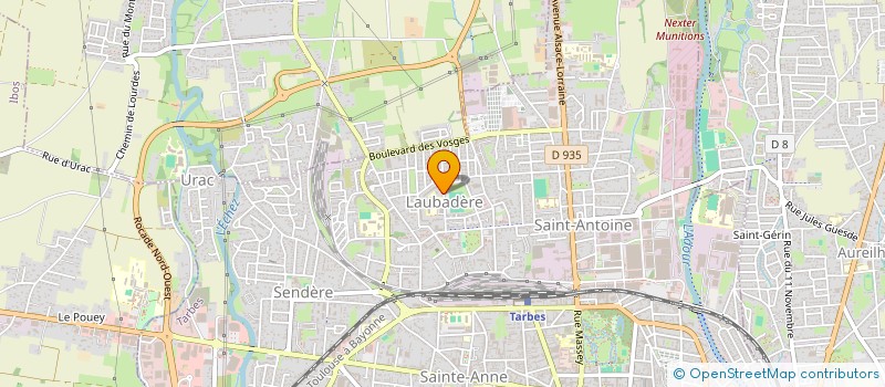 localisation de l'entreprise ASSOCIATION MEDIANES à TARBES