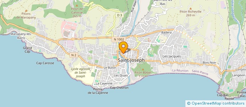 localisation de l'entreprise ASSOCIATION MEDIATION FAMILIALE SUD SAUVAGE à SAINT-JOSEPH
