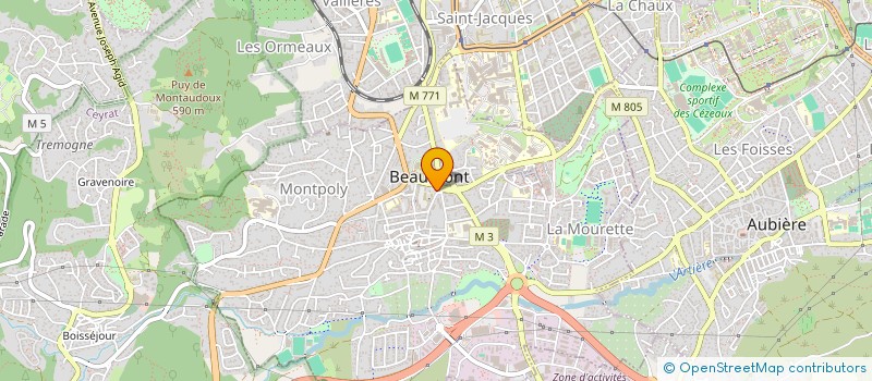 localisation de l'entreprise ASSOCIATION MEDICALE D'AIDE AU DEVELOPPEMENT ENTRE L'AUVERGNE ET LE MAROC à BEAUMONT