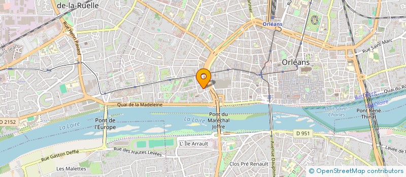 localisation de l'entreprise ASSOCIATION MEDICALE DE FORMATION CONTINUE EN HOMEOPATHIE à ORLEANS