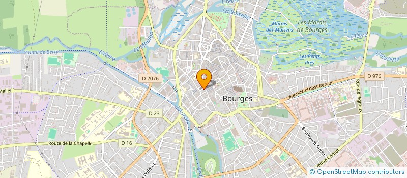 localisation de l'entreprise ASSOCIATION MEDICALE DE GARDE DE BOURGES  BOURGES