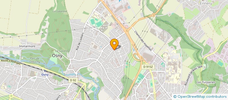 localisation de l'entreprise ASSOCIATION MEDICALE FRANCO-SYRIENNE  OSNY