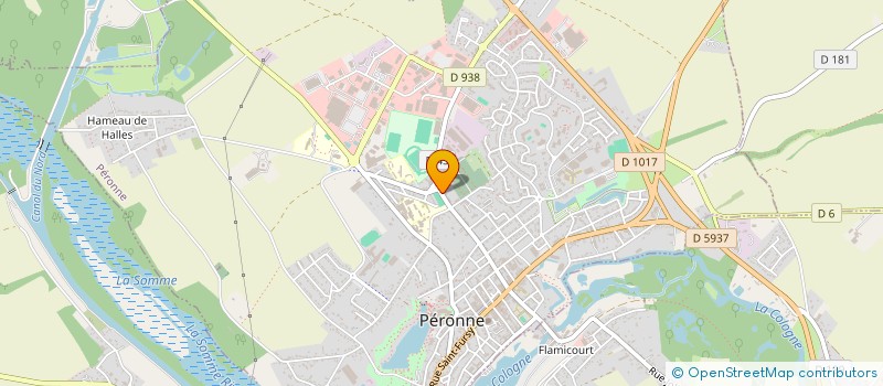 localisation de l'entreprise ASSOCIATION MEDICALE HOSPITALIERE DE PERONNE  PERONNE