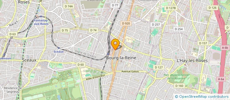 localisation de l'entreprise ASSOCIATION MEDICALE JOFFRE à BOURG-LA-REINE