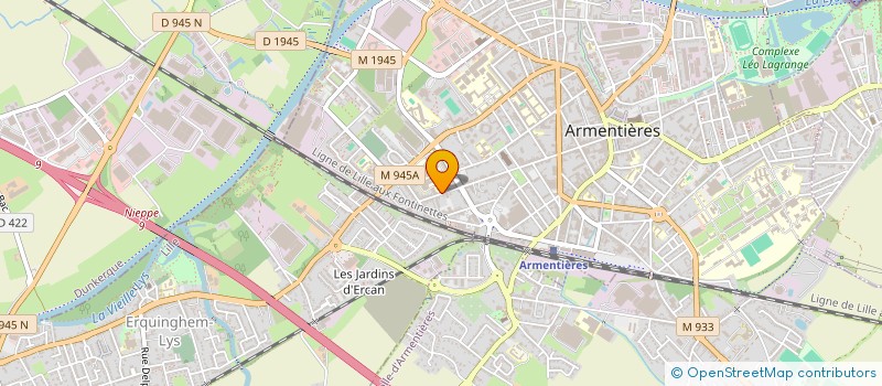 localisation de l'entreprise ASSOCIATION MEDICALE POUR LE DEVELOPPEMENT DE LA MAIEUTIQUE EN TERRE DE FLANDRE AU PAYS DE WEPPES  ARMENTIERES