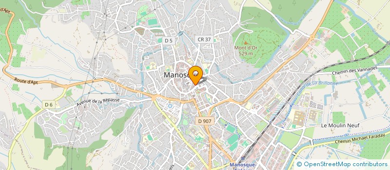 localisation de l'entreprise ASSOCIATION MEDICALE SUD 04 à MANOSQUE