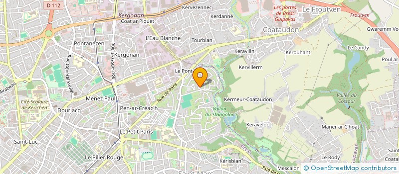 localisation de l'entreprise ASSOCIATION  MEDICALISTES à BREST