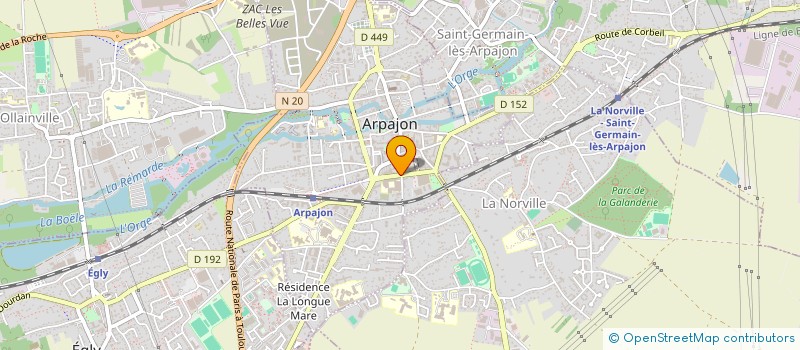 localisation de l'entreprise ASSOCIATION MEDICO-DENTAIRE ARPAJON à ARPAJON