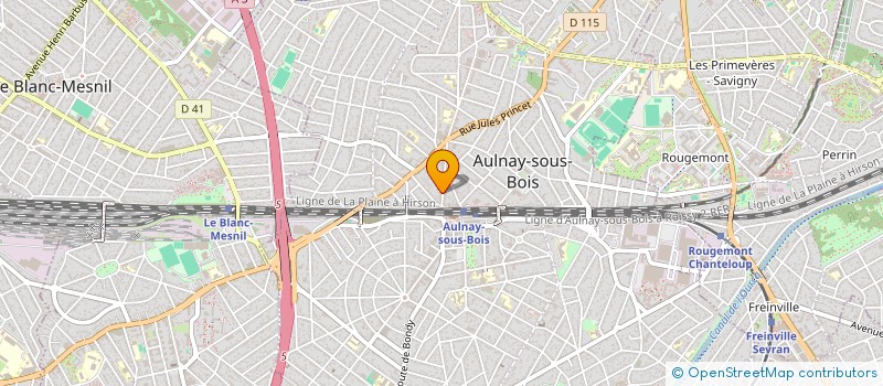 localisation de l'entreprise ASSOCIATION MEDICO DENTAIRE AULNAY SOUS BOIS à AULNAY-SOUS-BOIS