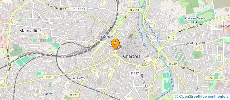 localisation de l'entreprise ASSOCIATION MEDICO-DENTAIRE DE CHARTRES à CHARTRES