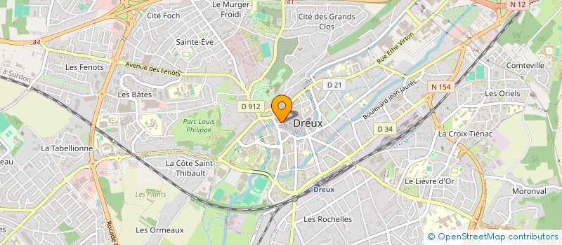 localisation de l'entreprise ASSOCIATION MEDICO-DENTAIRE DE DREUX à DREUX