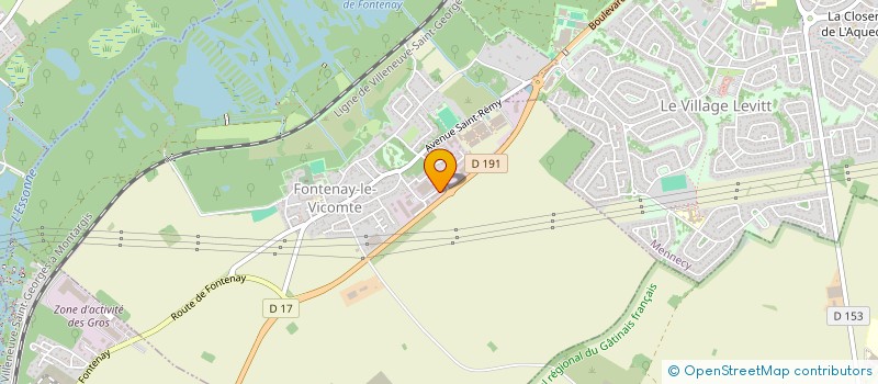localisation de l'entreprise ASSOCIATION MEDICO-DENTAIRE DE FONTENAY à FONTENAY-LE-VICOMTE