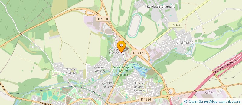 localisation de l'entreprise ASSOCIATION MEDICO-DENTAIRE DE SENLIS  SENLIS