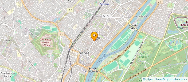 localisation de l'entreprise ASSOCIATION MEDICO DENTAIRE DE SURESNES à SURESNES