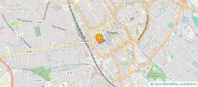 localisation de l'entreprise ASSOCIATION MEDICO-DENTAIRE DE TROYES AMDT à TROYES