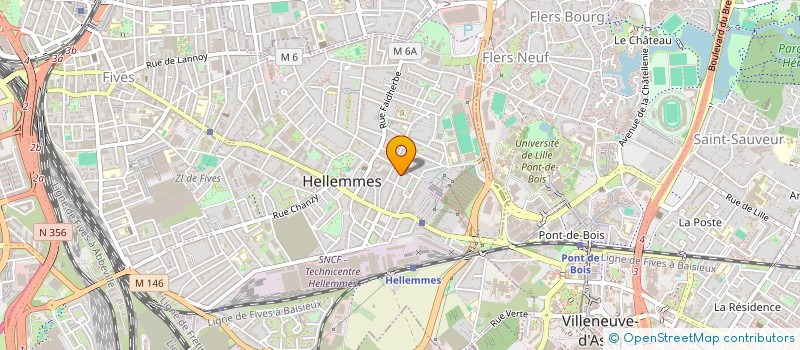 localisation de l'entreprise ASSOCIATION MEDICO DENTAIRE LILLE à LILLE