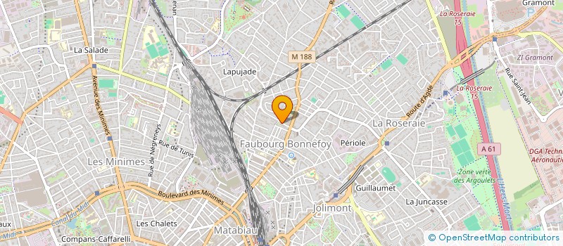 localisation de l'entreprise ASSOCIATION MEDICO-DENTAIRE TOULOUSE GARE à TOULOUSE