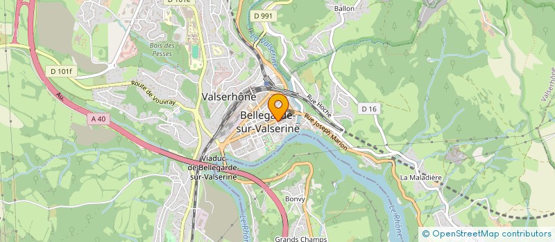 localisation de l'entreprise ASSOCIATION MEDICO-DENTAIRE VALSERHONE à VALSERHONE