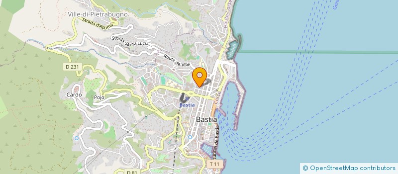 localisation de l'entreprise ASSOCIATION MEDIT'ACTIONS à BASTIA