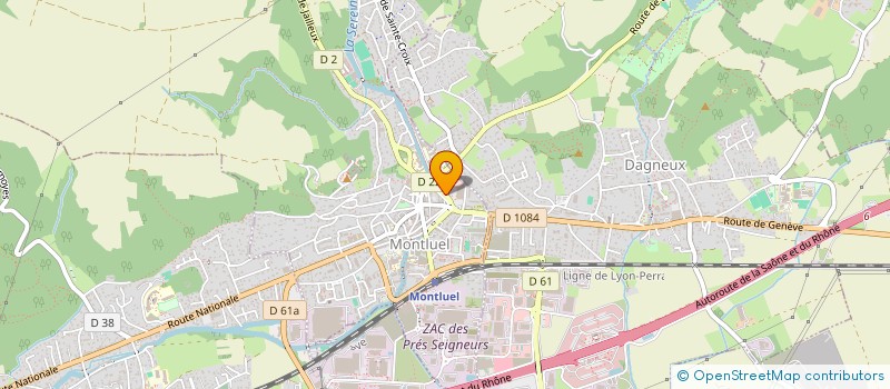 localisation de l'entreprise ASSOCIATION MEDIT1SON  MONTLUEL