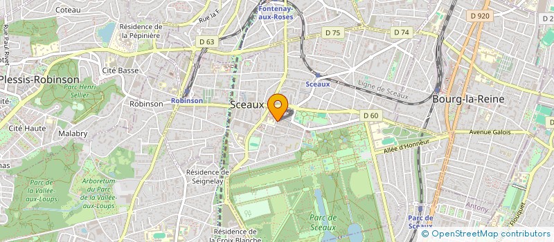 localisation de l'entreprise ASSOCIATION MEDITATION ET SANTE à SCEAUX