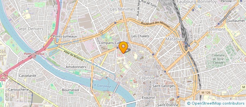 localisation de l'entreprise ASSOCIATION MEDITER ICI ENSEMBLE (A.M.I.E.)  TOULOUSE