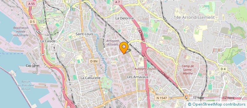 localisation de l'entreprise ASSOCIATION MEDITERRANEENNE D INSERTION à MARSEILLE