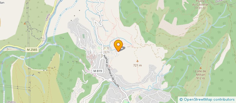 localisation de l'entreprise ASSOCIATION MEDITERRANEENNE DE SECOURISME 06  LEVENS