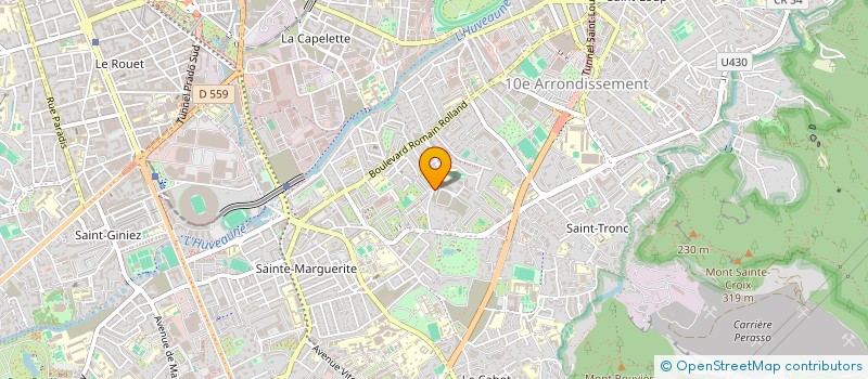 localisation de l'entreprise ASSOCIATION MEDITERRANEENNE POUR LA PROMOTION DU DEVELOPPEMENTSOCIAL  MARSEILLE