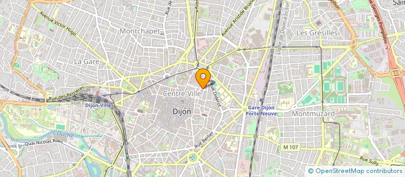 localisation de l'entreprise ASSOCIATION MEGAPOP  DIJON