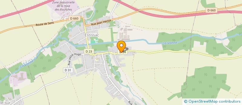 localisation de l'entreprise ASSOCIATION MEGUIDDO à ESTISSAC