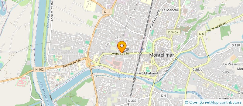 localisation de l'entreprise ASSOCIATION MEKAN27  MONTELIMAR