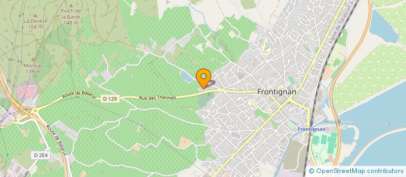 localisation de l'entreprise ASSOCIATION MELI-MEL'ARTS à FRONTIGNAN