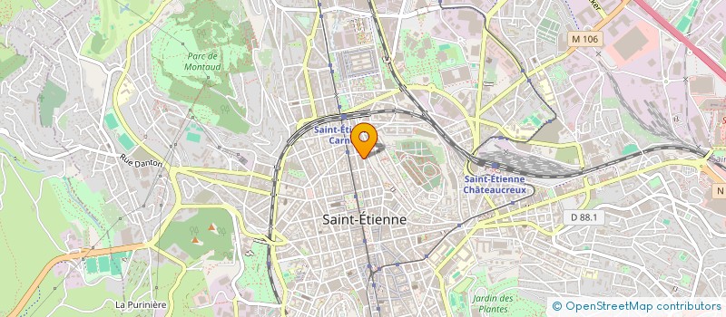 localisation de l'entreprise ASSOCIATION MELI MELO  SAINT-ETIENNE