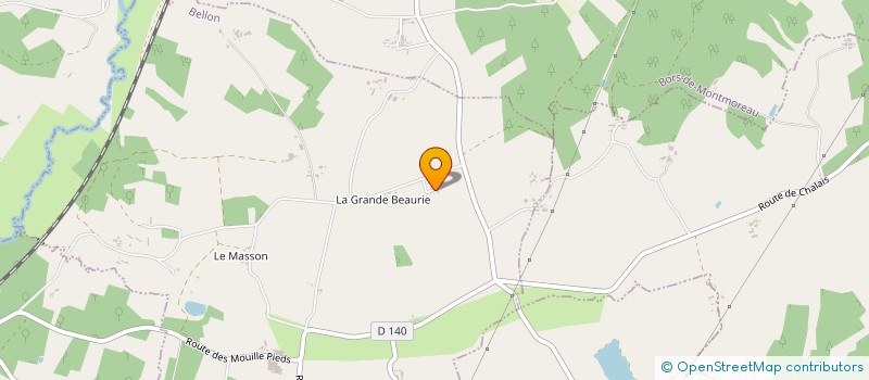 localisation de l'entreprise ASSOCIATION MELIMELO'ZIK à CHALAIS