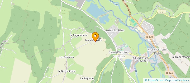 localisation de l'entreprise ASSOCIATION MELODIE DU BON ' EURE  SAINT-PHILBERT-SUR-RISLE