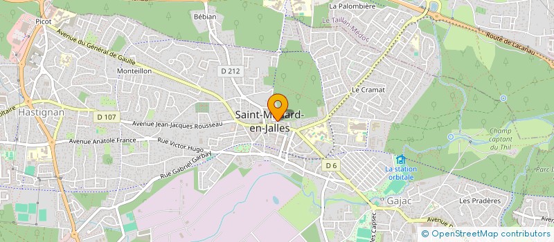 localisation de l'entreprise ASSOCIATION MELODIE MINEURE  SAINT-MEDARD-EN-JALLES