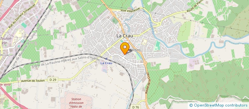 localisation de l'entreprise ASSOCIATION MELODY MAKERS  LA CRAU