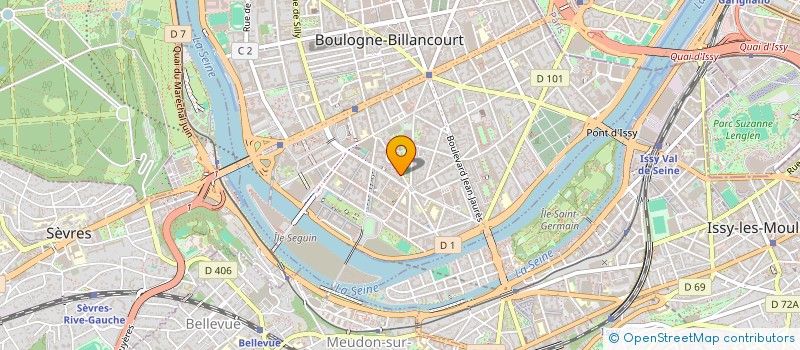 localisation de l'entreprise ASSOCIATION MELTONES à BOULOGNE-BILLANCOURT
